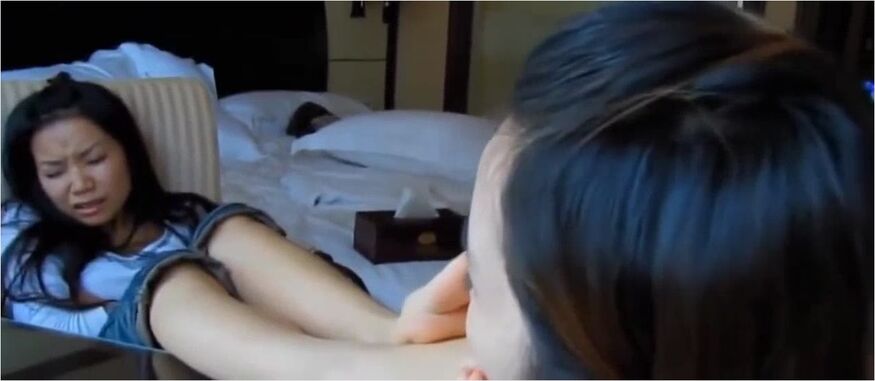 Asian Soles Licked By Another Girl
