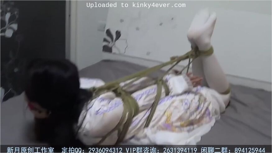 Super Tight Straight Arms Tied Up And Tickle