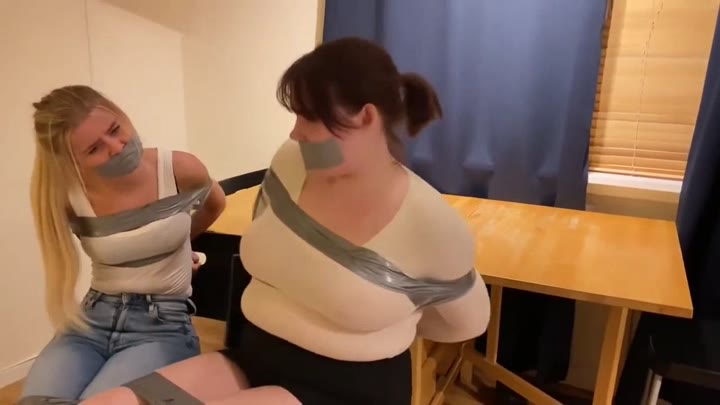 Two Friends Duct Taped