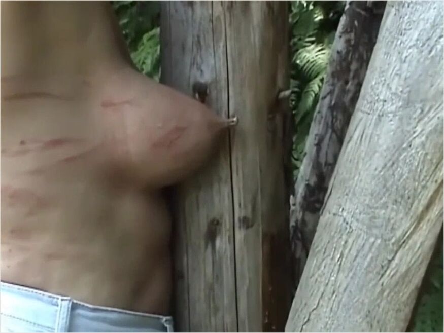 Tit Torture And Punishment Outdoors
