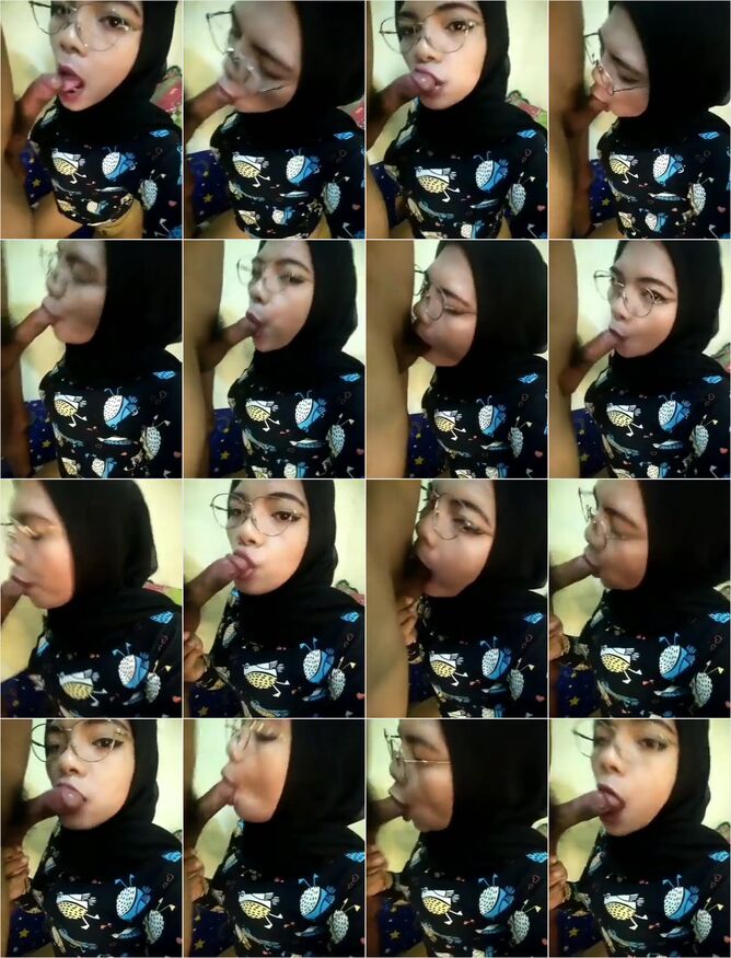 Bokep Sepongan Binal Hijab Berkacamata - Bokepin