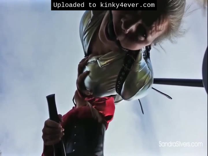 Hanging Around Upside Down To Cum