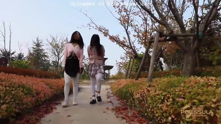 Chinese Bondage Two Girls In A Public Park
