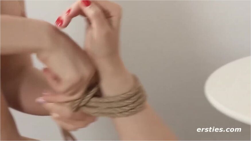 Amateur Lesbians Have An Intense Bondage Session