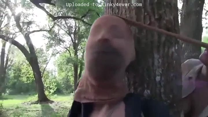Blonde Slut - Outdoor Bondage
