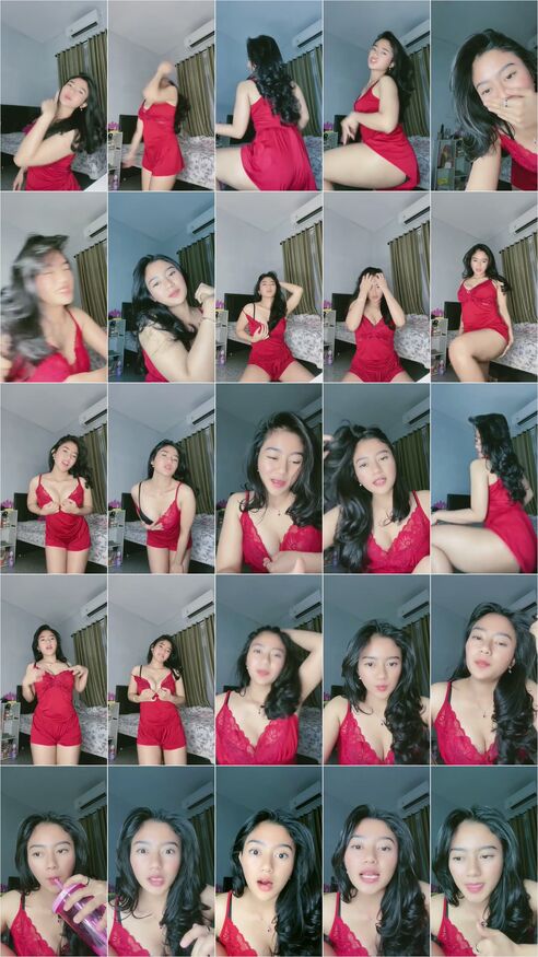 Berasa Kenyal Susunya Mrc Amoura Daster Merah Id 49739900 Mango