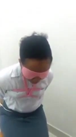 Indo Girlfriend Tied And Teased