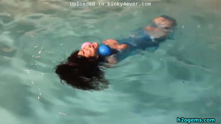 Wrapped Up In Clingfilm And Put Into The Pool