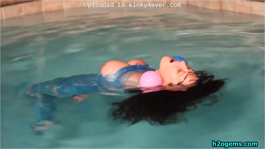 Wrapped Up In Clingfilm And Put Into The Pool