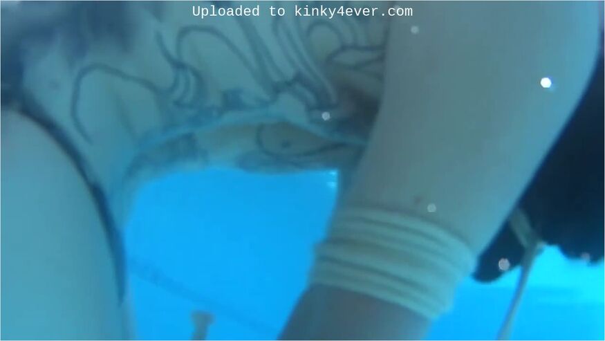 Kaecie Hogtied In A Pool