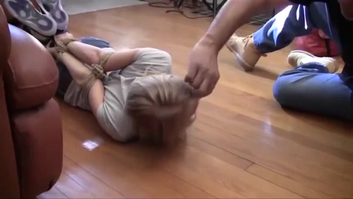 Blonde Tied Up