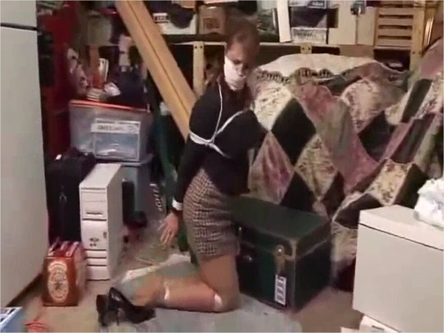 Girl Tied In A Basement