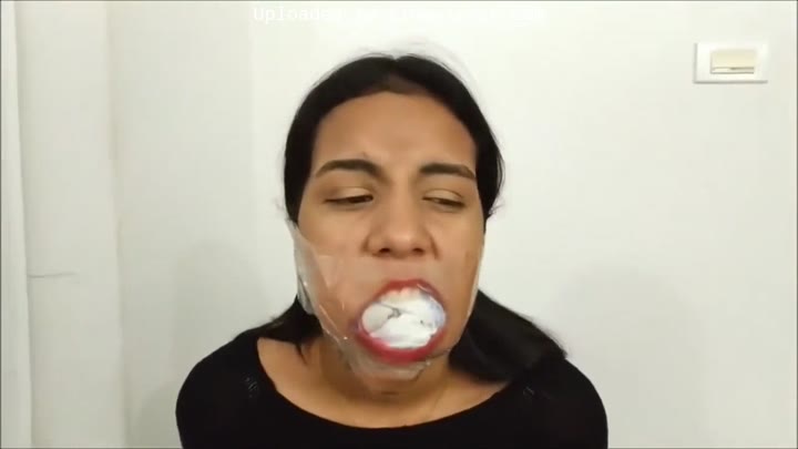 Sexy Girl Gagged With Ten Socks By Hot Latina Milf