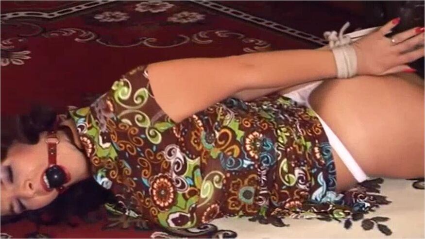 Elegant Bondage On Carpet
