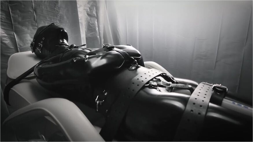 Woman In Straitjacket Bound And Vibed 2