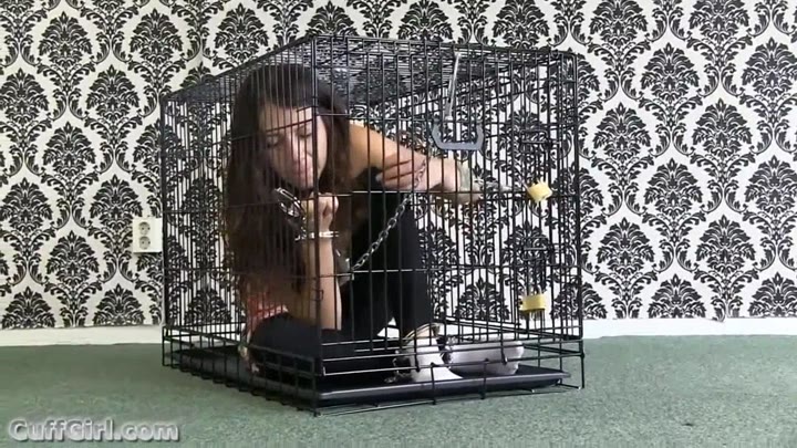 Caged And Cuffed  Lezdom