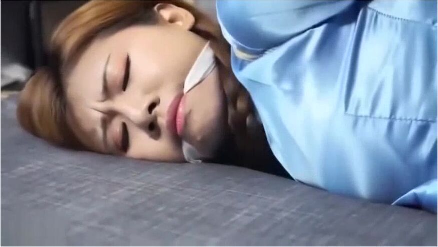 Asian Babe Struggles
