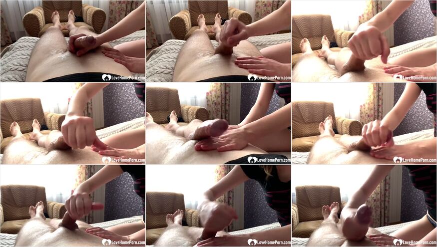 Enjoying An Awesome Oily Handjob From My Loving Wife - Bokep Barat