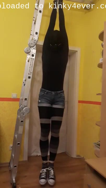 Hand - Suspension Bondage In Pantyhose And Hot Pants