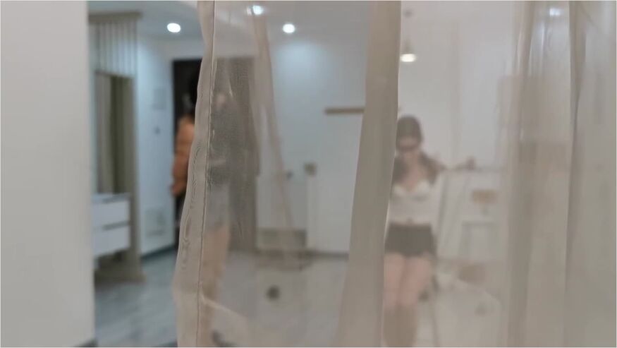 Two Asian Girls Blindfolded And Ball-gagged
