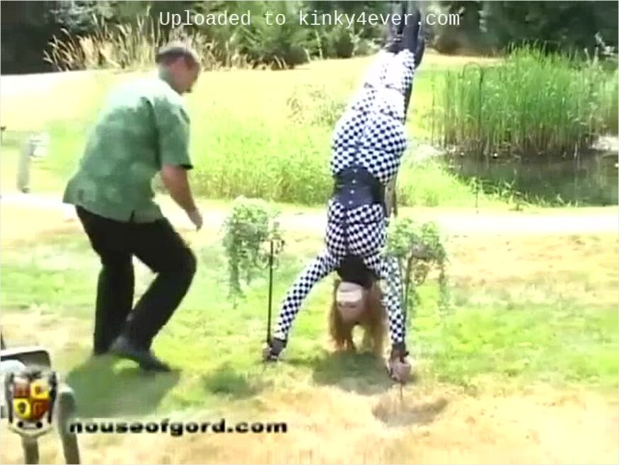 Madison Young Microfoam Gagged Lawn Ornament