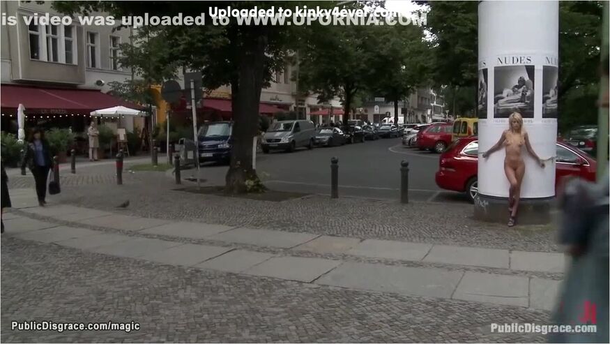 Bound Blonde Throat Fucked In Public With Princess Donna Dolore, Princess Donna And Zenza Raggi