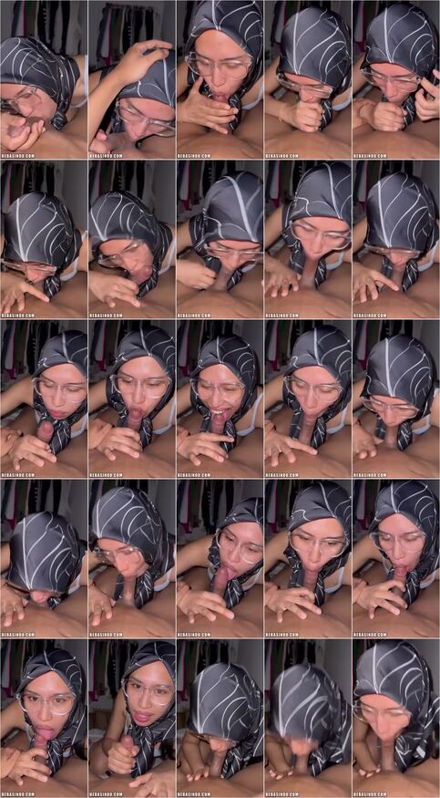 Bokep Sepongan Kakak Cantik Jilbab Hitam @Bjismythang - Bokepsin