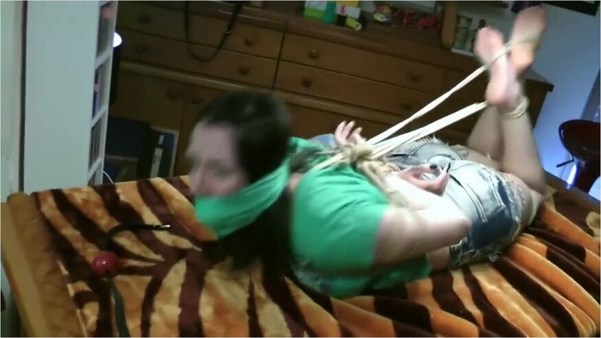 Medusa Hogtied And Ballgagged