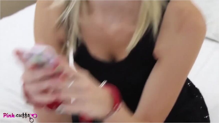 Lexi Texting In Handcuffs