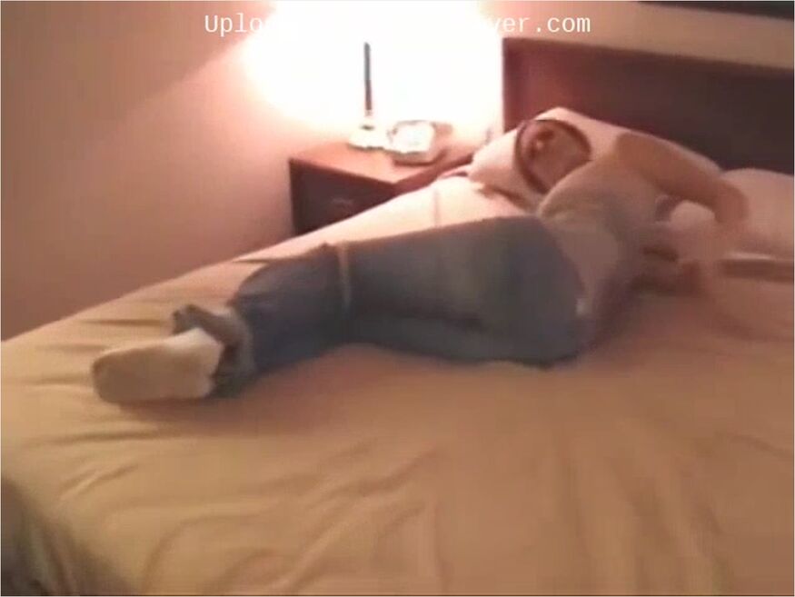 Tied On Bed In Socks