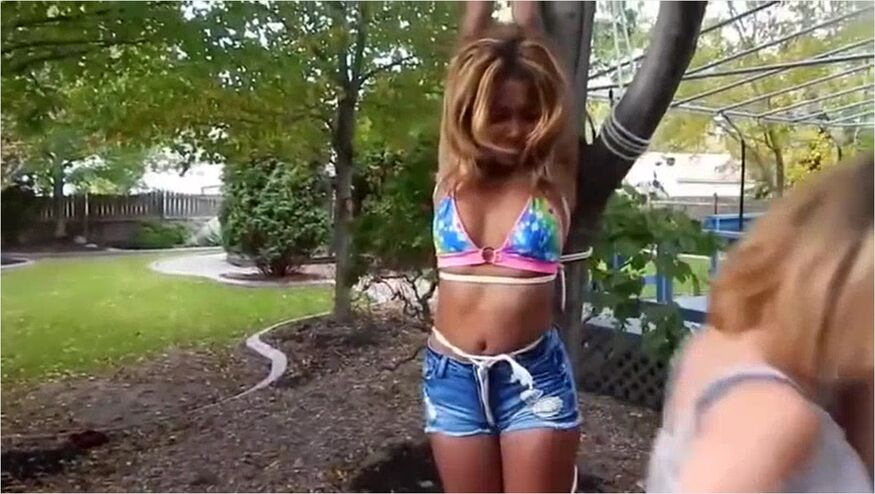 Briella Ties Black Girl To A Tree