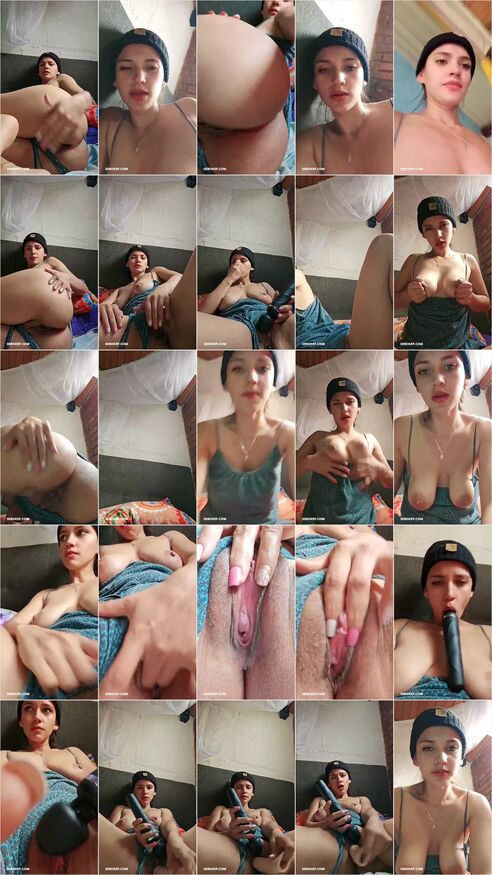 Toketnya Lucu Dildo Geter Meki Jhoa