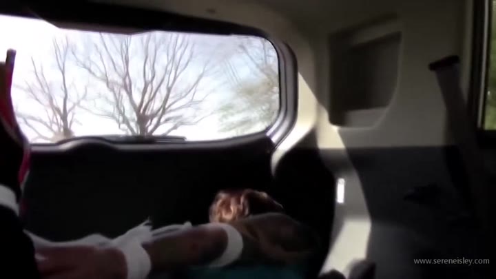 Girl Tied And Gagged In The Car