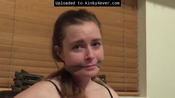 Young Woman Cleave Gagged