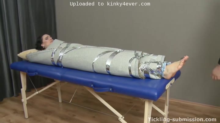 Dia Blanche Wrapped Feet Tickled
