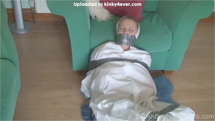 Tape Gagged Babe