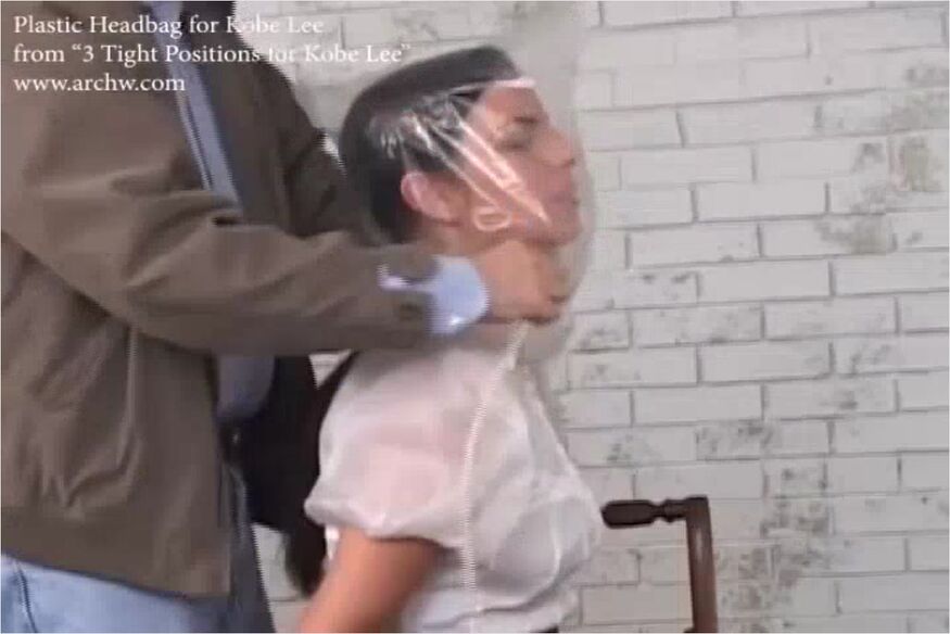 Plastic Headbag Bondage - Example Of Proper Use