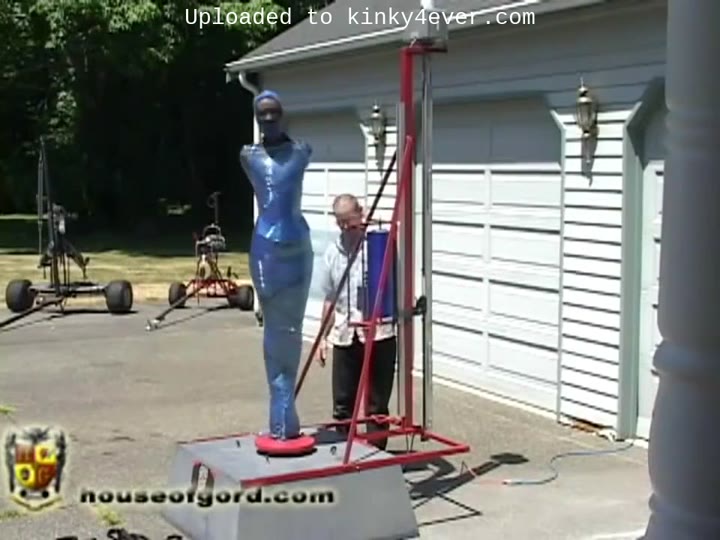 Blue Armbinder And Saran Wrap