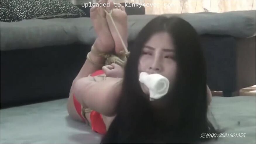 Chinese Girl Tightly Tied And Gagged