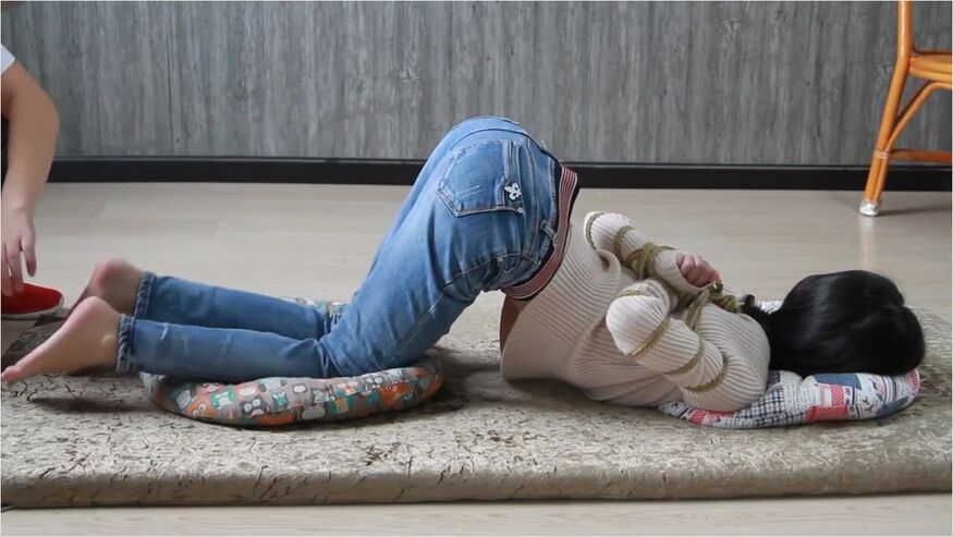Chinese Bondage - Jeans And Barefeet