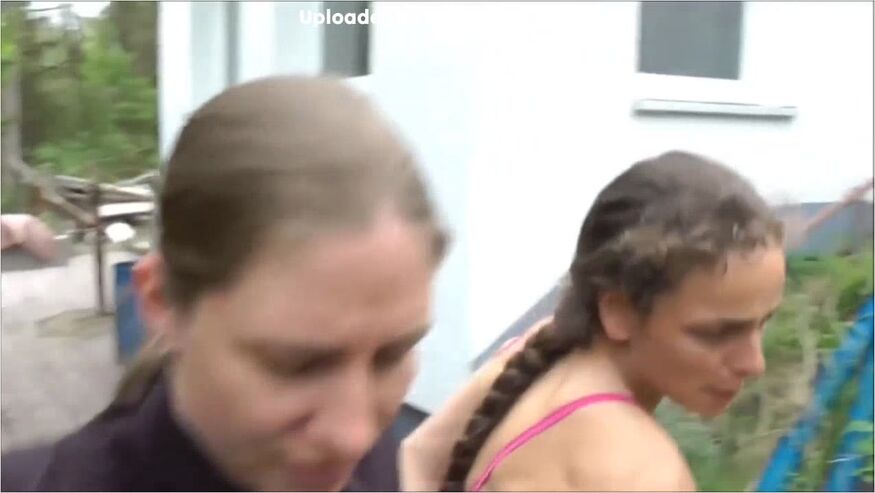Slut Arrested For Nudity