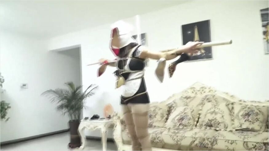 Asian Girl Shoe Gagged