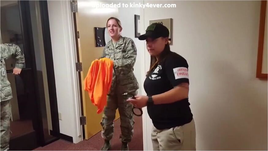 Military Girl Tied Up
