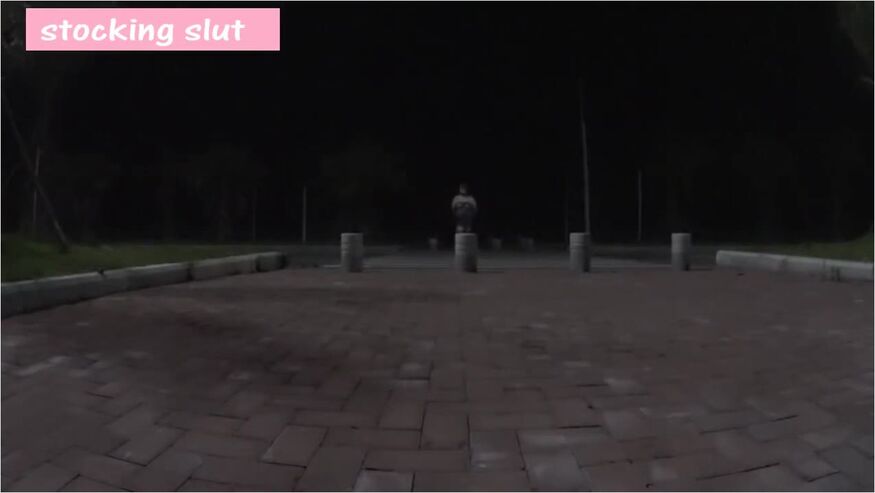 Slut Girl Self-bondage Enema And Excreted In Public