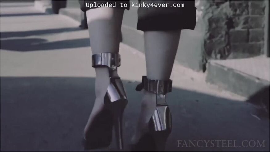 Locked In Metal High Heels