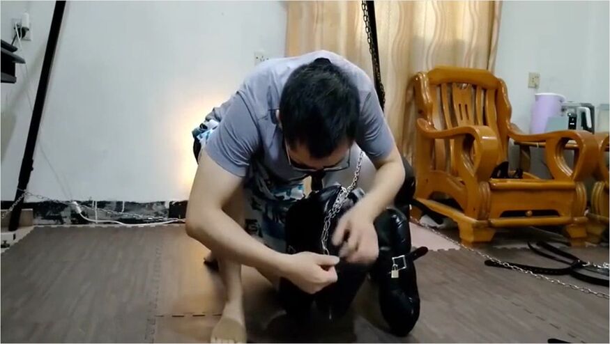 Asian Leather Bound Petgirl