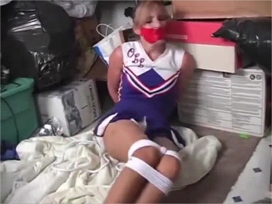 Cheerleader And Friend Bound