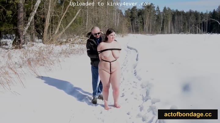 Fat Natasha In Snowbondage