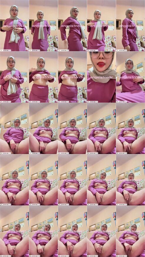 Angel Sinner Tante Jilbab Melayu Belajar Elus Meki - Idodesu