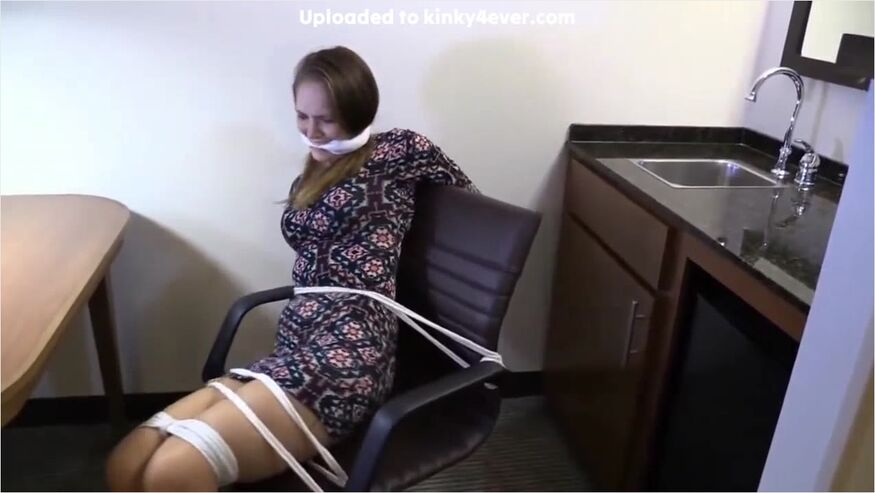 Roped To The Chair, Cleave-gagged, Moaning